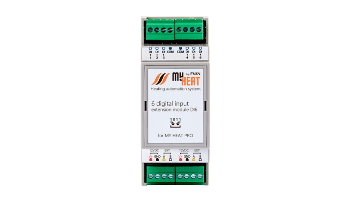 Дискретный блок расширения MyHeat DI6
